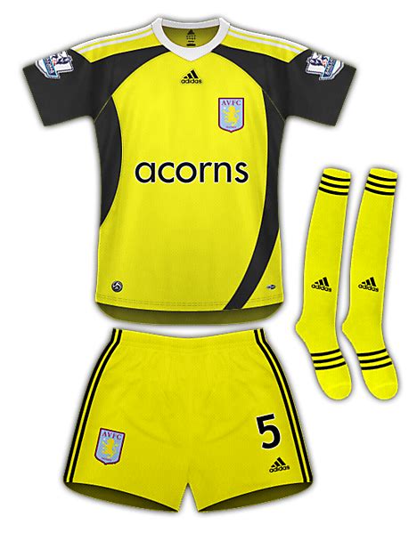 Aston Villa Away Kit 09/10