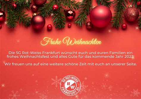 Frohe Weihnachten und alles Gute für 2023