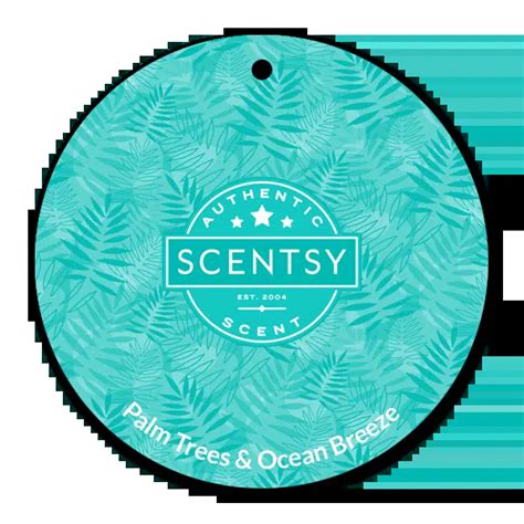 Palm Trees And Ocean Breeze Scentsy Scent Circle