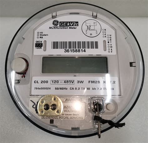 Kv2c Fm2s Kwh Electric Meter Ge Or Alcara Submeter 200a 3 Wire