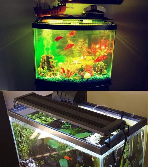 COODIA Aquarium Hood Lighting Color Changing Remote Controlled Dimmable ...