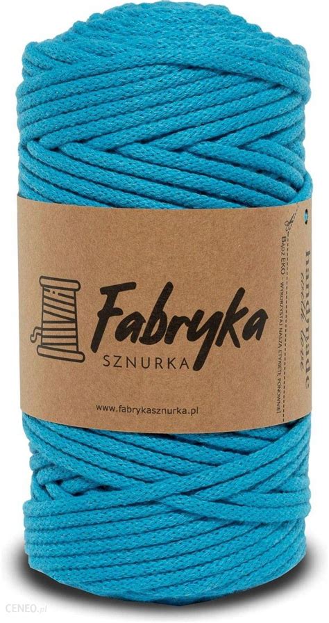 Fabryka Sznurka Pleciony Sznurek Do Makramy Niebieski 5Mm 11746159625