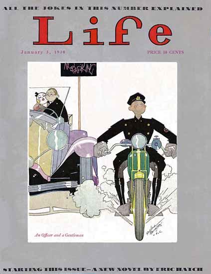 Russell Patterson Life Humor Magazine 1930 01 03 Copyright Mad Men