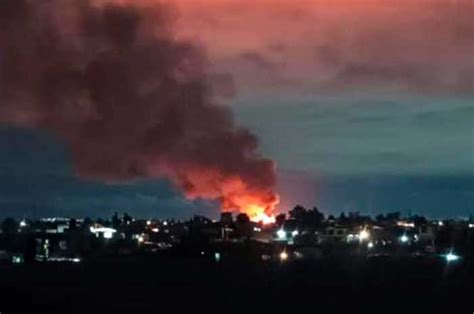 Video De Brutal Incendio En La Central De Abasto De Toluca