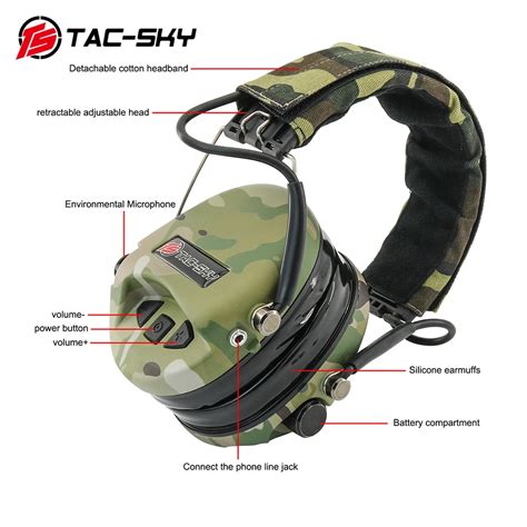 TAC SKY Sordin Supreme Pro DulSilicone Cache Oreilles Protection