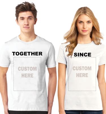 Custom Couple T-shirt | Product categories | T-shirt Loot – Customized ...