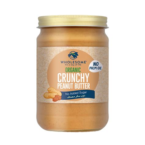 Organic Crunchy Peanut Butter Wholesome