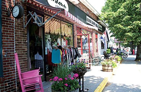 Niantics Main Street Is Lined With Boutiques And Small Restaurants As