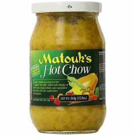 Matouks Hot Chow 13 4 Oz Salsa Express