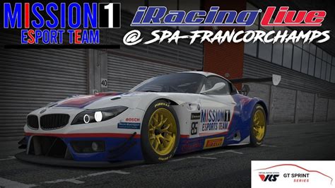 IRacing VRS GT Sprint Serie Spa YouTube