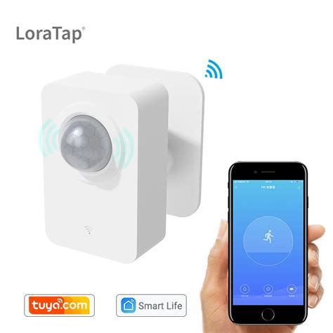 Loratap Tuya Pir Motion Sensor Detector Wifi Movement Sensor Smart Life App Wireless Home