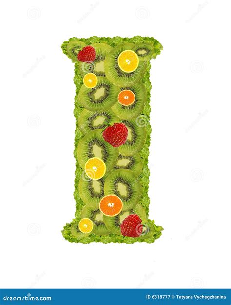 Alfabeto Da Fruta I Ilustra O Stock Ilustra O De Vegetal