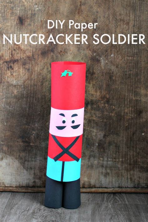 DIY Paper Nutcracker Soldier - Creative Cynchronicity