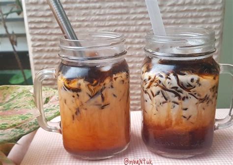 Resep Thai Iced Tea Dengan Topping Grass Jelly Cincau Oleh Tituk SK