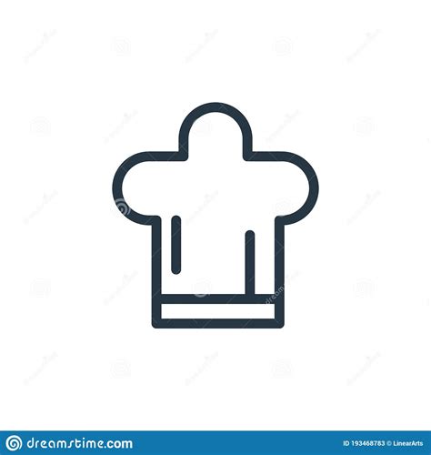 Chefs Hat Icon Vector Del Concepto De Cocina Ilustraci N De L Nea