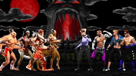 🎮 Mortal Kombat 🔥 Sheeva Team Vs Johnny Cage Team ☣️ Epic Fight Youtube