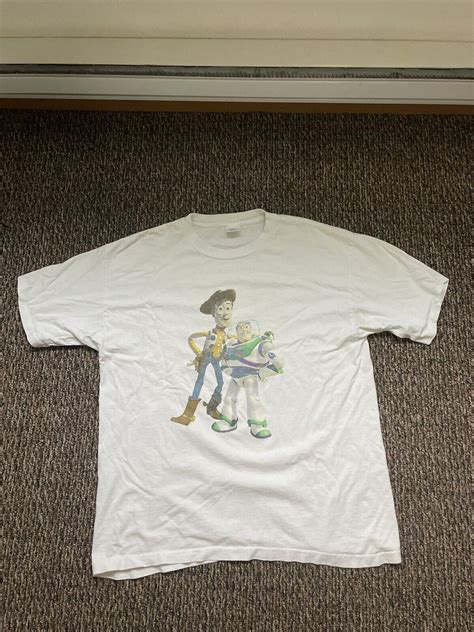 Vintage Disney Pixar Toy Story Movie Promo T Shi Gem