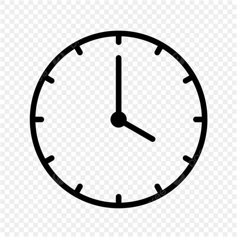 Vector Icono De Reloj Png Dibujos Clipart De Reloj Reloj Los Iconos