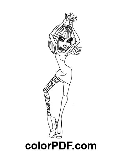 Dawn Of The Dance Cleo De Nile Coloring Pages And Books In PDF