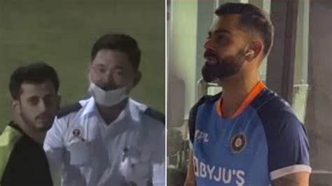 Watch Virat Kohlis Incredible Gesture For Pakistan Fan Stopped By