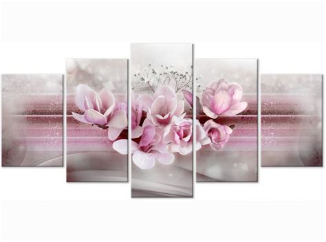 Impressions Sur Toile Magnolia Shrub Part Wide Pink Magnolias