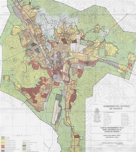 Oaxaca Ús I Destinació De Sòl Doc A AutoCAD Llibreria CAD