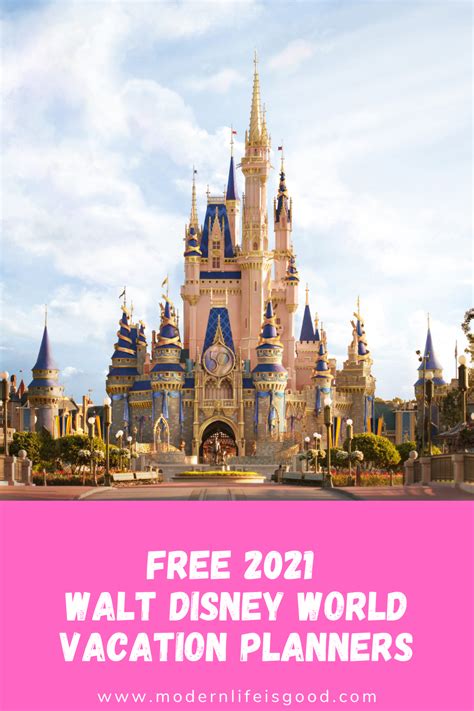 Free 2023 Walt Disney World Planners Modern Life Is Good Disney World Vacation Planning