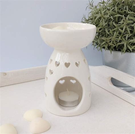 White Cutout Heart Wax Burner Scented Wax Melts Wax Melts Soy Wax Melts