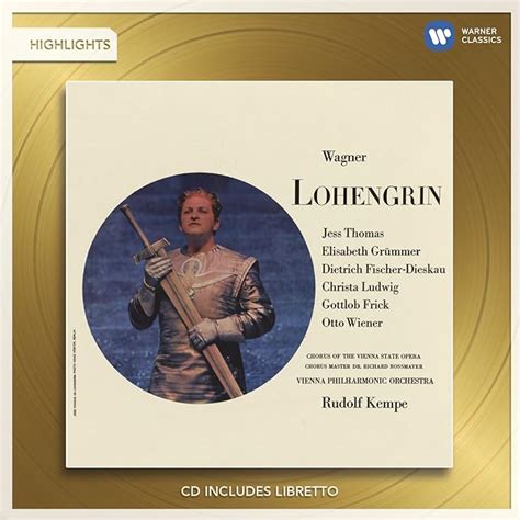 Wagner Lohengrin Highlights By Rudolf Kempe Amazon Co Uk Cds Vinyl