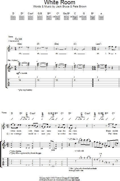 White Room Guitar Tab Zzounds