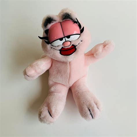 Vintage Arlene Garfield Series Plush Toy Fine Toy Co Pink Etsy