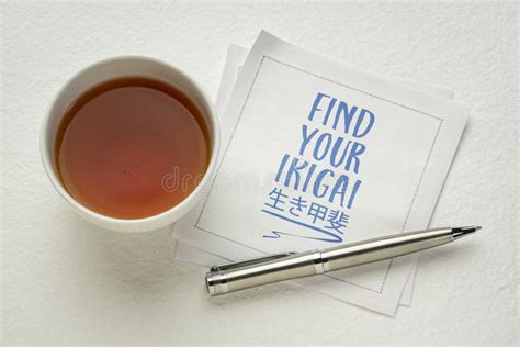 Find Your Ikigai - Inspirational Handwriting, Japanese Concept of a ...