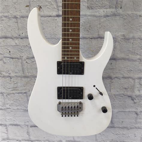 Ibanez Rg120 White Electric Guitar Evolution Music