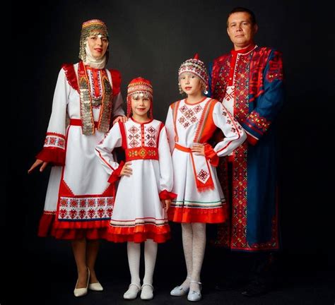 Traditional Russian Costumes In Chuvashia