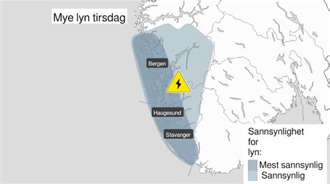 Meteorologene On Twitter Vi Har Sendt Ut Gult Farevarsel Om Mye Lyn