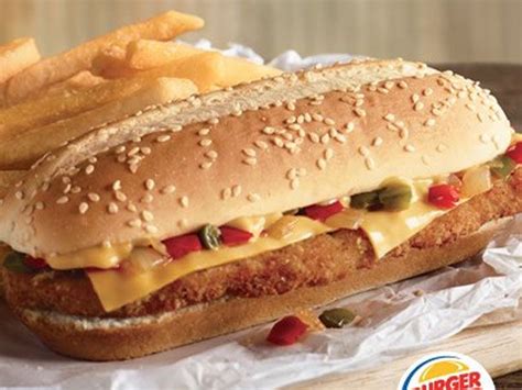 Fast Food Burger King S New Philly Original Chicken Sandwich