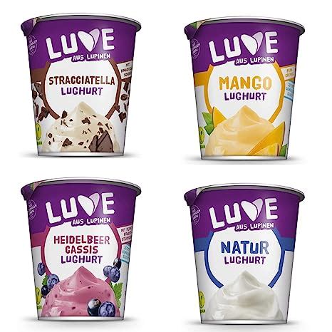 Made With LUVE LUGHURT Vegan Spar Set 4 X 400g Alle Sorten Joghurt