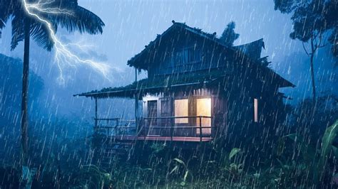 Som De Chuva E Trovoadas Para Dormir E Relaxar Barulho De Chuva