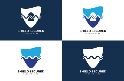 Shield Logo Design Template Graphic by sowikotrasal · Creative Fabrica