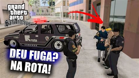 Gta Mta Rp Troca De Tiro A Policia Rota Mata Bandido