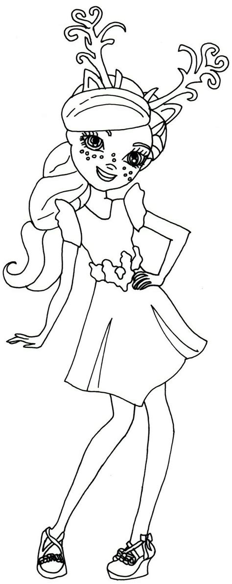 Ever After High Dragon Games Coloring Pages At Free