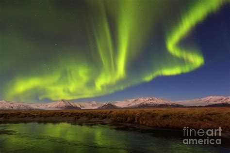 Aurora Borealis over Iceland Photograph by Arterra Picture Library - Fine Art America