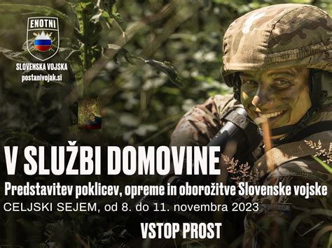 Slovenska Vojska Se Bo Predstavila Na Sejemsko Promocijski Prireditvi V