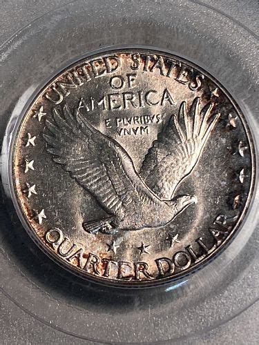 S Standing Liberty Silver Quarter Pcgs Au Cac For Sale Buy