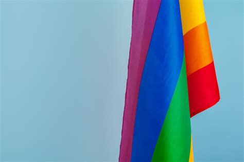 Premium Photo Fabric Texture Of Gay Rainbow Flag Close Up