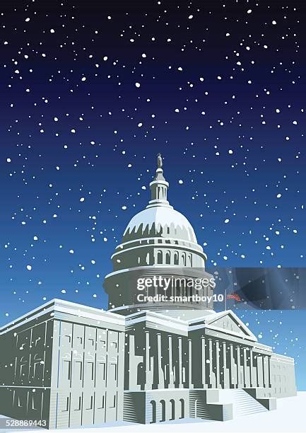 Washington Dc Monuments In Winter Photos and Premium High Res Pictures ...