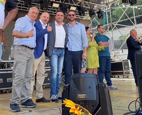 I VERTICI REGIONALI E PROVINCIALI DELLA LEGA ALLA FESTA DELL UVA DI