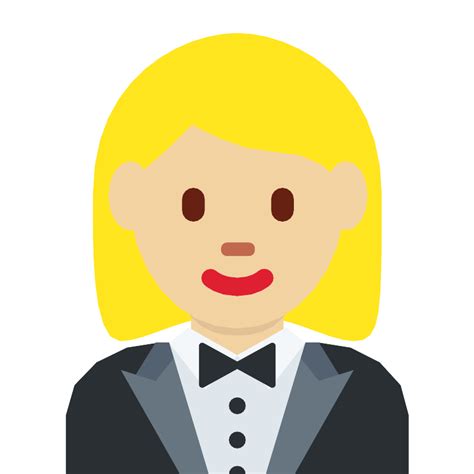 Woman In Tuxedo Medium Light Skin Tone Vector Svg Icon Svg Repo