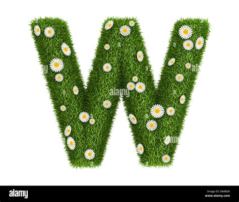 Letter W Cut Out Stock Images Pictures Alamy