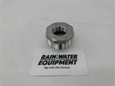 2 X 1 Stainless Steel Reducer Bushing Rainwater Equipment Llc